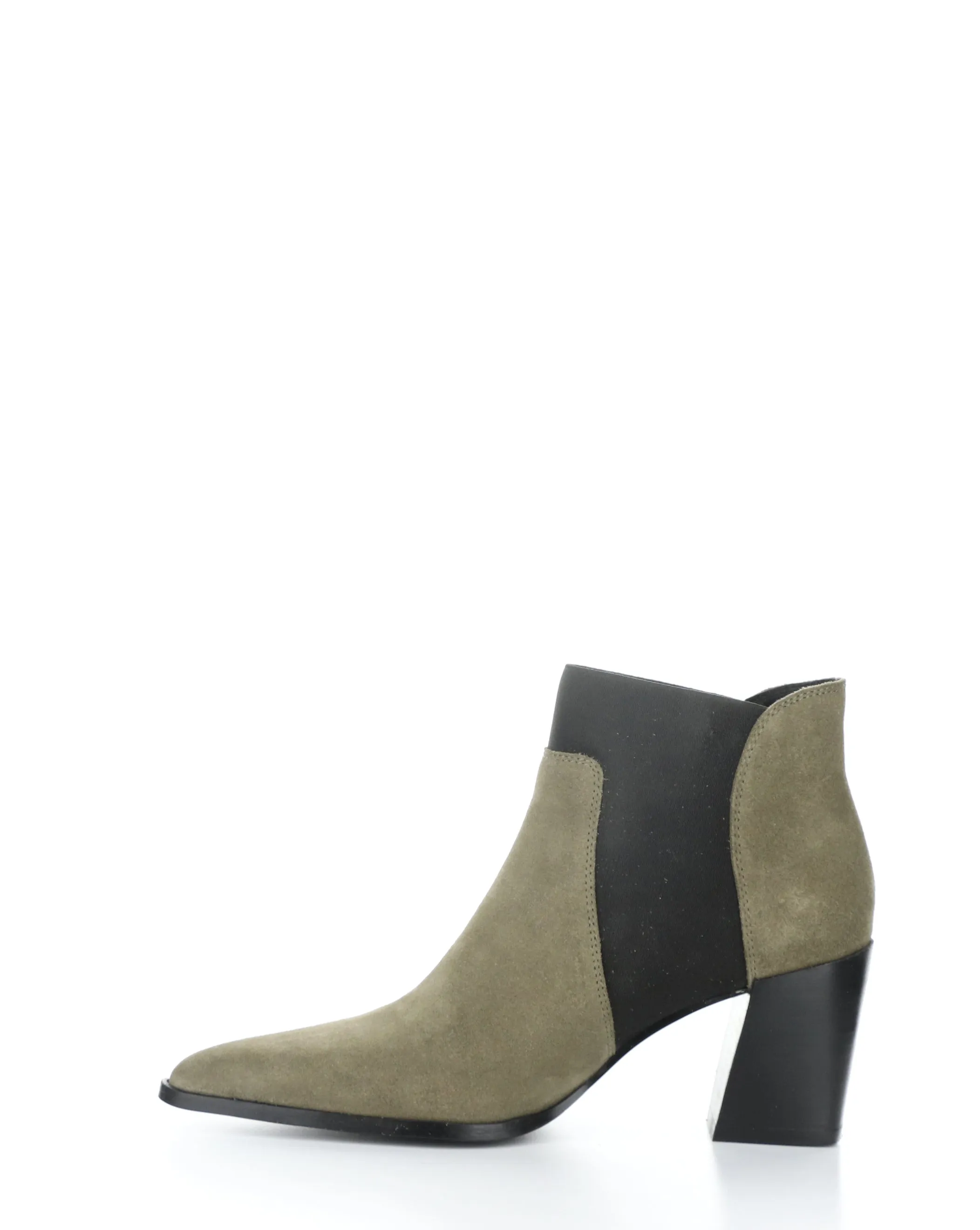 TALLIS OLIVE Pointed Toe Boots