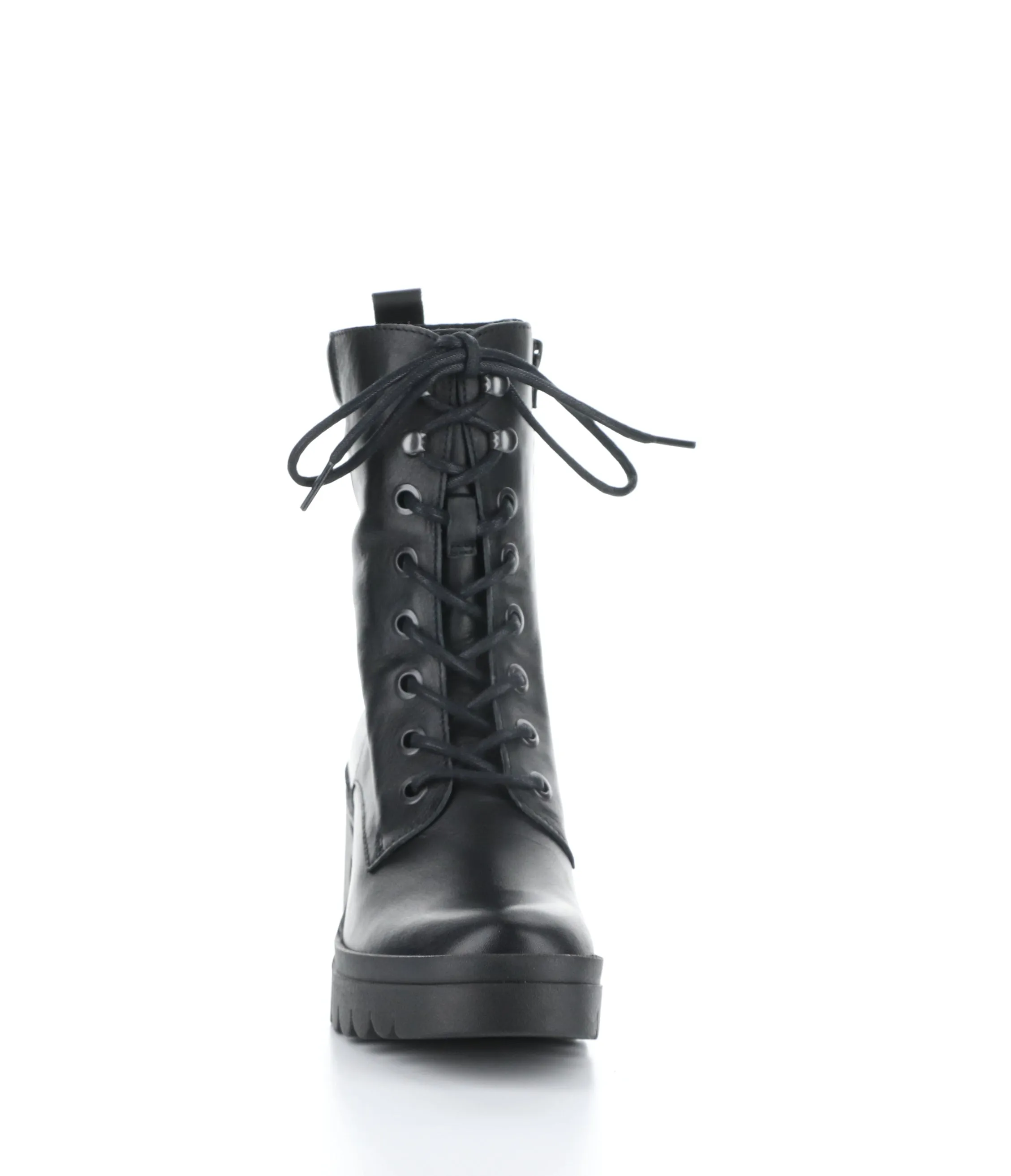 TIEL642FLY 006 BLACK Lace-up Boots