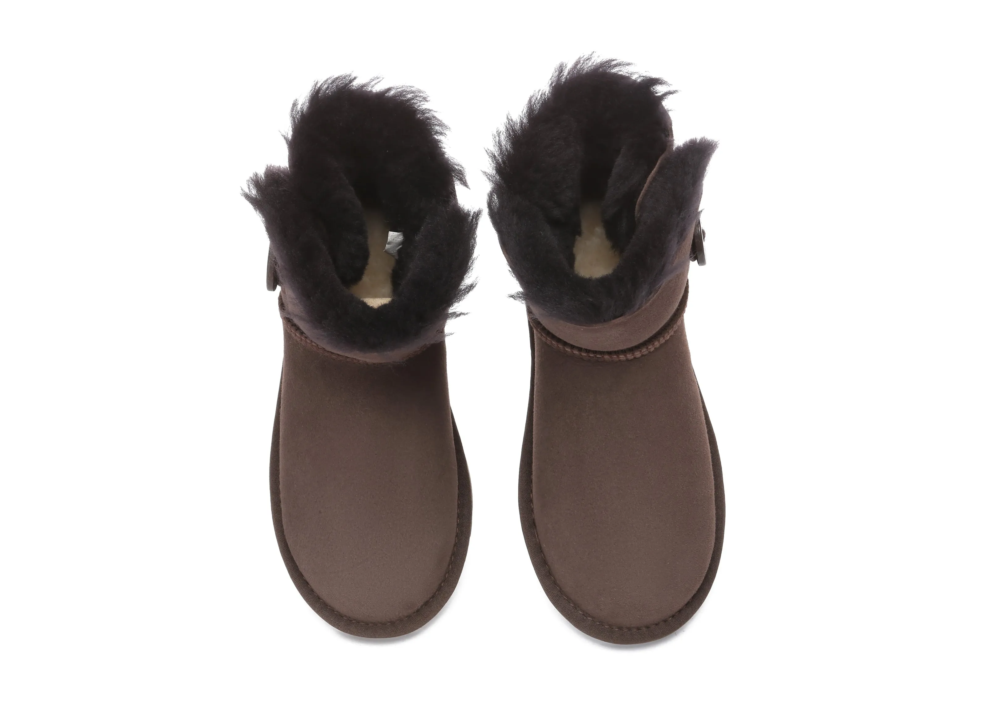 UGG Australian Shepherd Australia Premium Double Face Sheepskin Water Resistant Mini Button Boots