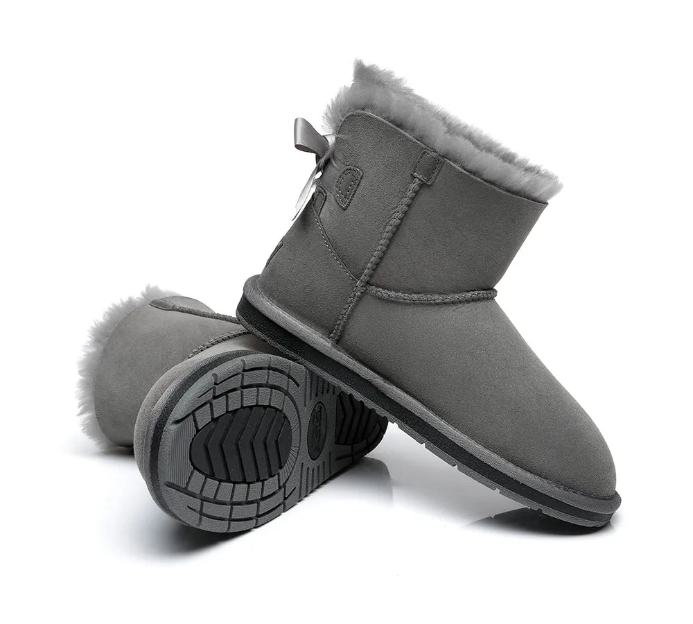 UGG Australian Shepherd Single Back Bow Women Mini Ugg Boots