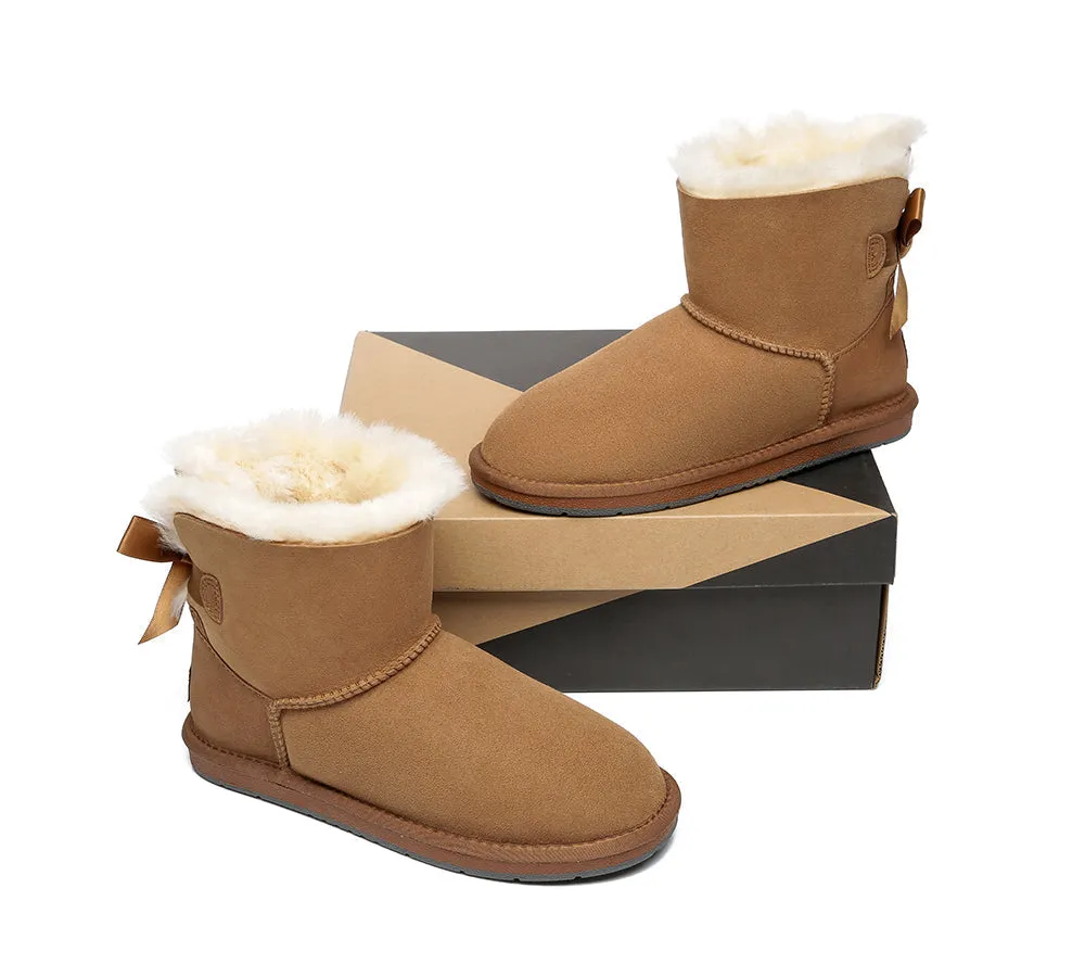 UGG Australian Shepherd Single Back Bow Women Mini Ugg Boots