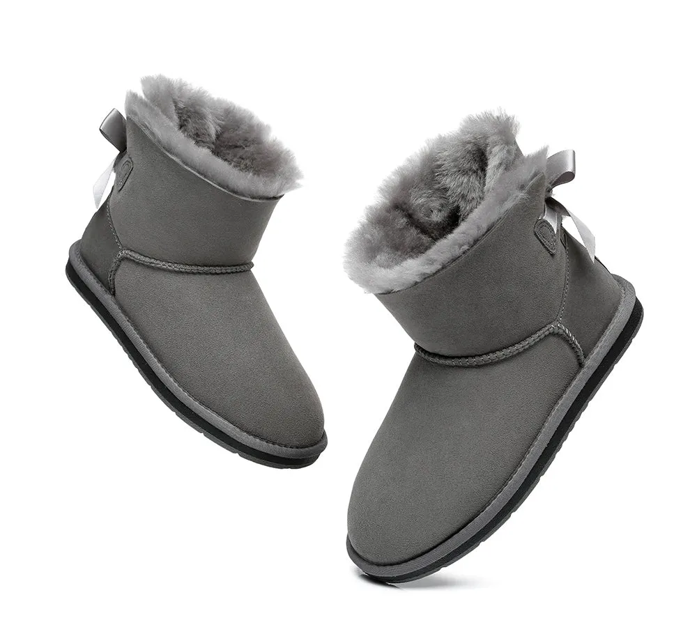 UGG Australian Shepherd Single Back Bow Women Mini Ugg Boots