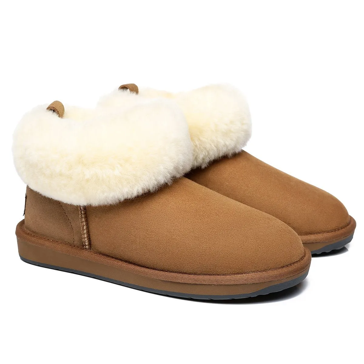 UGG Fluffy Collar Boots