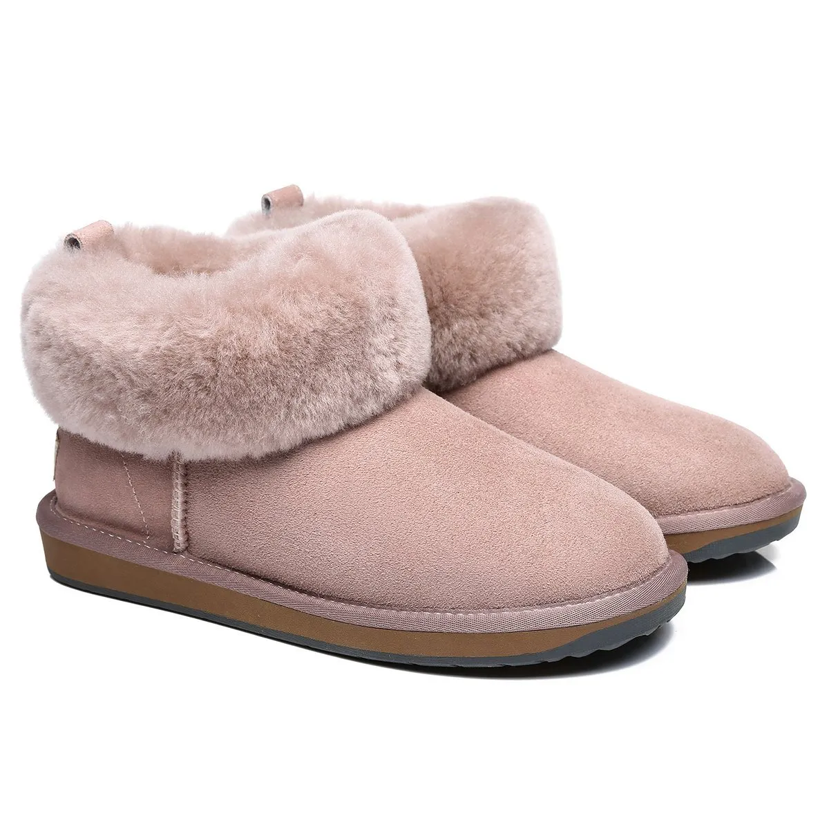 UGG Fluffy Collar Boots