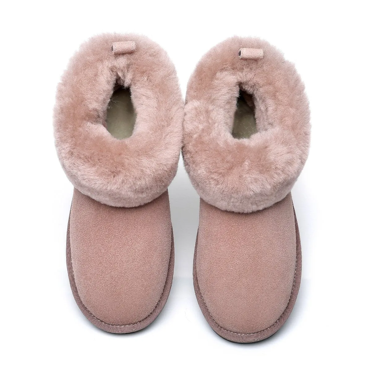 UGG Fluffy Collar Boots