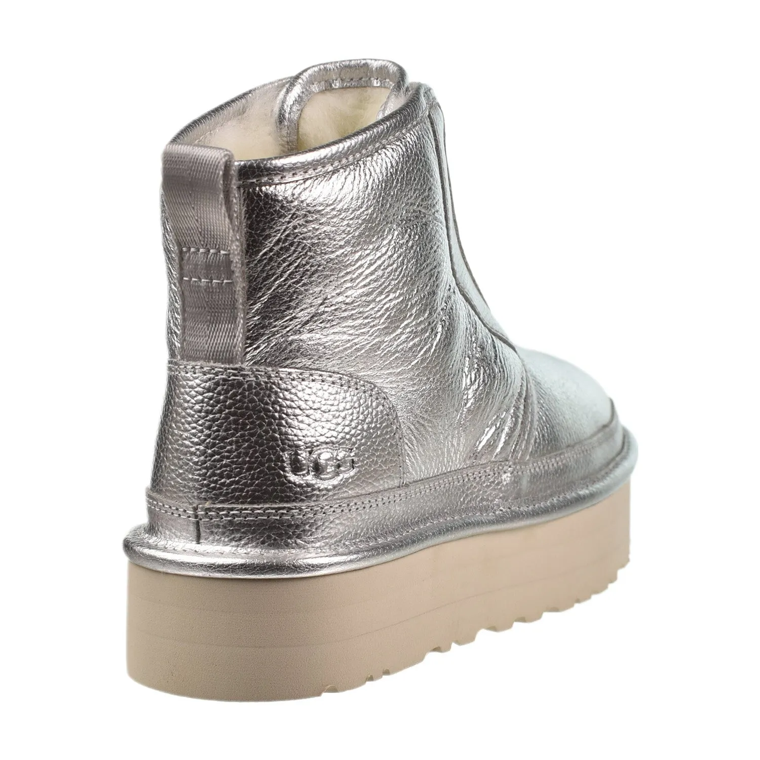 UGG Neumel Platform Zip Classic Women's Boots Silver