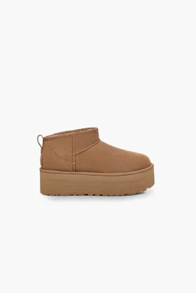 UGG Women's Classic Ultra Mini Platform in Chestnut