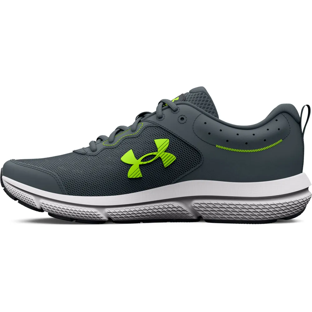 'Under Armour' Men's Charged Assert 10 - Gravel / Lime Surge